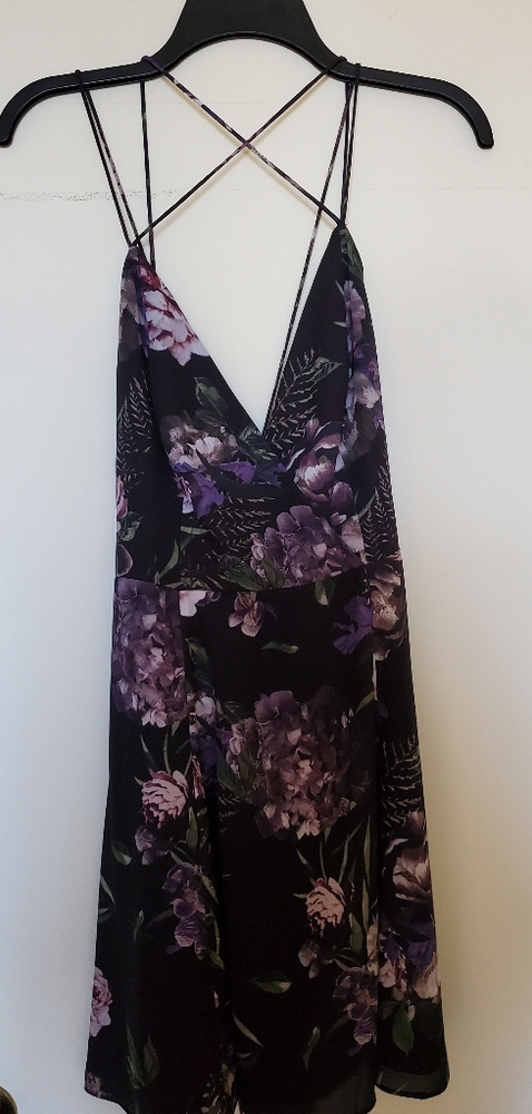 Fame and Partners floral mini dress, US size 8